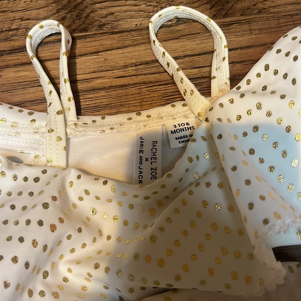 Rachel Zoe x Janie & Jack Ruffle Polka Dot Bikini 3-6Months - Picture 6 of 6